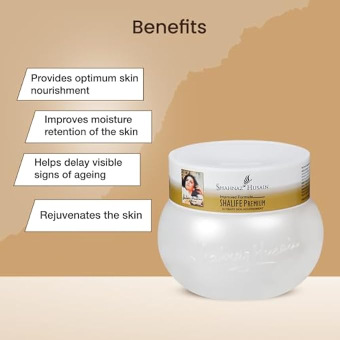 Shahnaz Husain SHALIFE PLUS NOURISHING CREAM, GOLD, 175G - Image 2